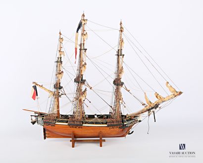 Model of the Astrolabe made of wood, string,...