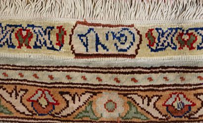 Silk carpet with ninety-nine compartments...