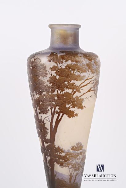 GALLÉ Émile (1846-1904) 

Vase de forme balustre...