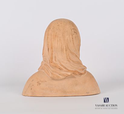 Terracotta subject representing the bust...