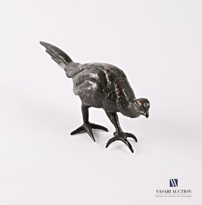Bronze subject with brown patina showing...