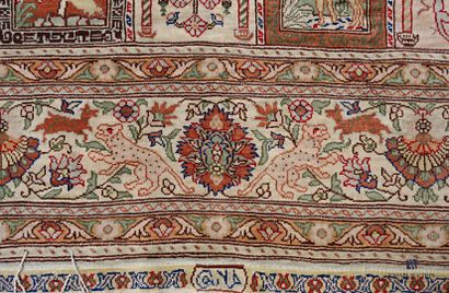 Silk carpet with ninety-nine compartments...