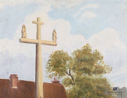 MASSON M. (20th century)

Breton Calvary

Oil...