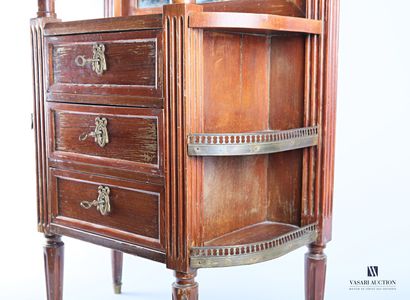 Natural wood and veneer barbarian, the curved...