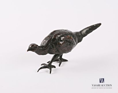 Bronze subject with brown patina showing...