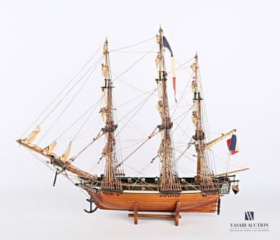 Model of the Astrolabe made of wood, string,...