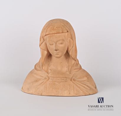 Terracotta subject representing the bust...