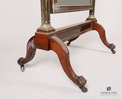A mahogany and mahogany veneered psymee,...