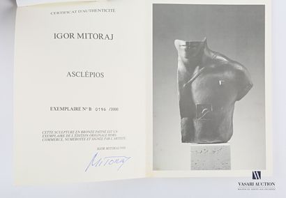 MITORAJ Igor (1944-2014), d'après

Asclépios

Bronze...