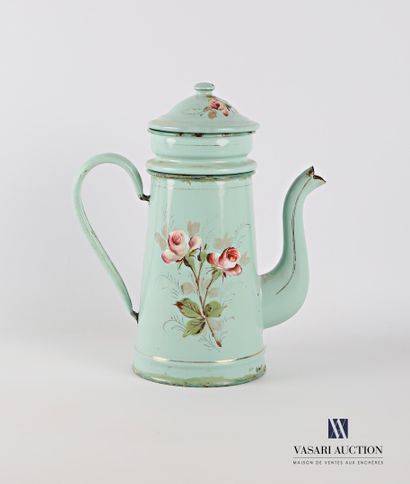 Coffee pot and its truncated cone-shaped...