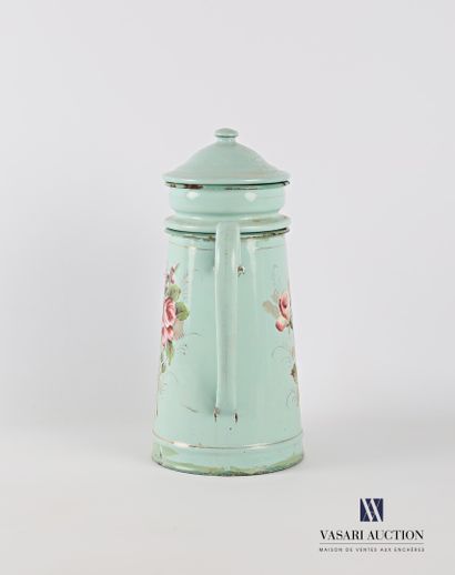 Coffee pot and its truncated cone-shaped...