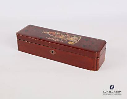 Rectangular glove box made of boiled lacquered...