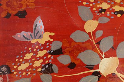 Rectangular box in boiled lacquered cardboard...