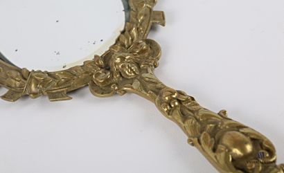 Face to face in bronze, the bevelled oval...