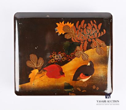 Rectangular box made of boiled lacquered...