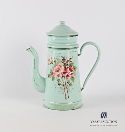 Coffee pot and its truncated cone-shaped...