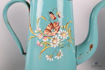 Set of four coffee makers with their truncated...