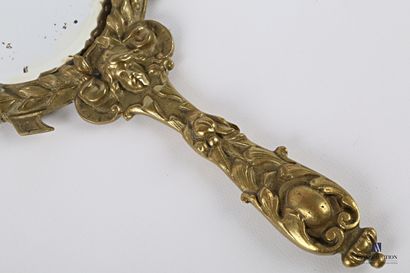 Face to face in bronze, the bevelled oval...