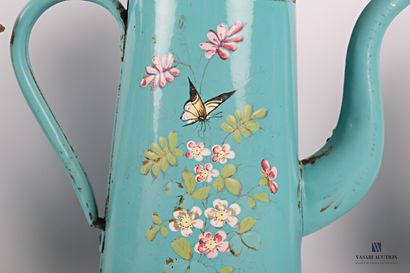 Set of four coffee makers with their truncated...