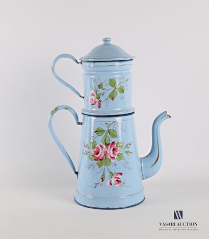 Coffee maker and its truncated cone-shaped...