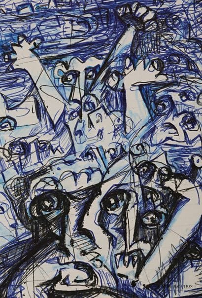 REJAS Pablo (XXème siècle)

Lot de neuf dessins...