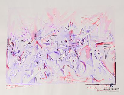 REJAS Pablo (XXème siècle)

Lot de deux dessins...