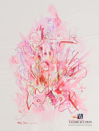 REJAS Pablo (XXème siècle)

Lot de deux dessins...