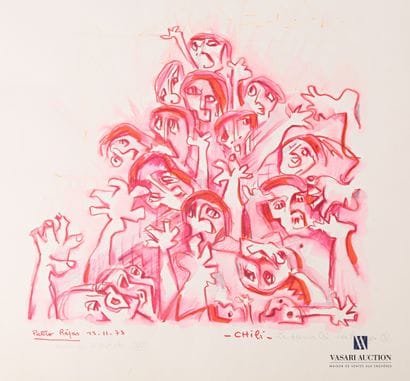 REJAS Pablo (XXème siècle)

Lot de deux dessins...