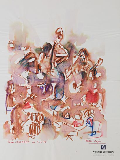 REJAS Pablo (XXème siècle)

Lot de deux dessins...