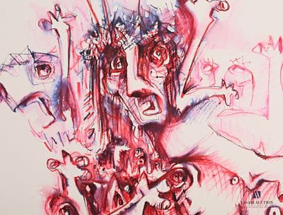 REJAS Pablo (XXème siècle)

Lot de deux dessins...