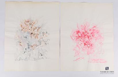 REJAS Pablo (XXème siècle)

Lot de deux dessins...