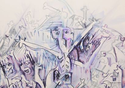 REJAS Pablo (XXème siècle)

Lot de deux dessins...