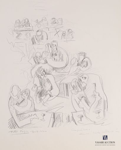 REJAS Pablo (XXème siècle)

Lot de deux dessins...