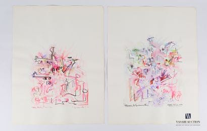 REJAS Pablo (XXème siècle)

Lot de deux dessins...