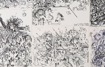 REJAS Pablo (XXème siècle)

Lot de dix dessins...