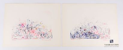 REJAS Pablo (XXème siècle)

Lot de deux dessins...