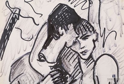 REJAS Pablo (XXème siècle)

Lot de deux dessins...