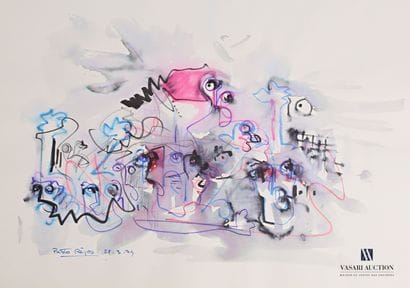 REJAS Pablo (XXème siècle)

Lot de deux dessins...