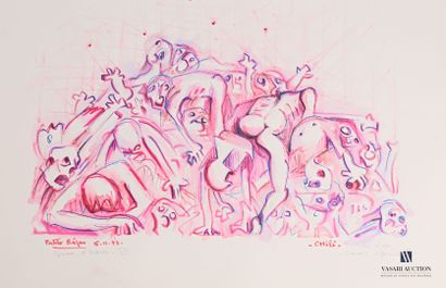 REJAS Pablo (XXème siècle)

Lot de deux dessins...