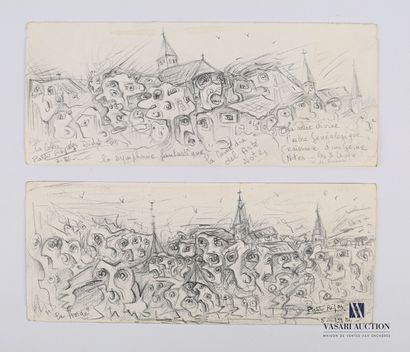 REJAS Pablo (XXème siècle)

Lot de deux dessins...