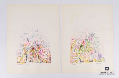 REJAS Pablo (XXème siècle)

Lot de deux dessins...