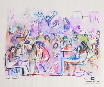REJAS Pablo (XXème siècle)

Lot de deux dessins...