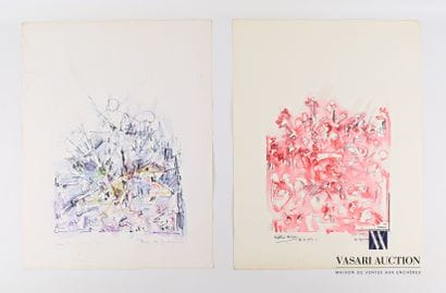 REJAS Pablo (XXème siècle)

Lot de deux dessins...