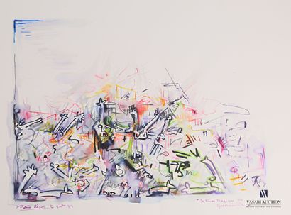 REJAS Pablo (XXème siècle)

Lot de deux dessins...