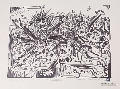 REJAS Pablo (XXème siècle)

Lot de deux dessins...