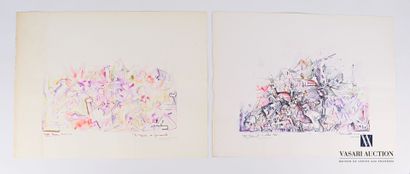 REJAS Pablo (XXème siècle)

Lot de deux dessins...