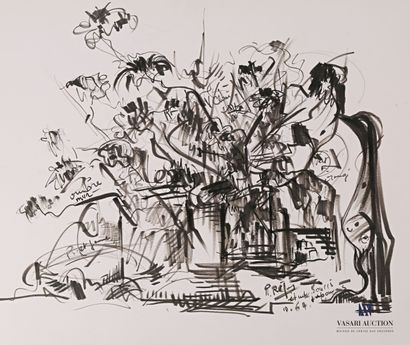 REJAS Pablo (XXème siècle)

Lot de deux dessins...