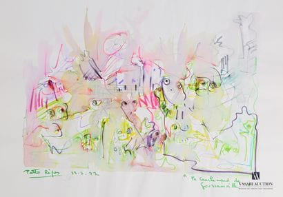 REJAS Pablo (XXème siècle)

Lot de deux dessins...