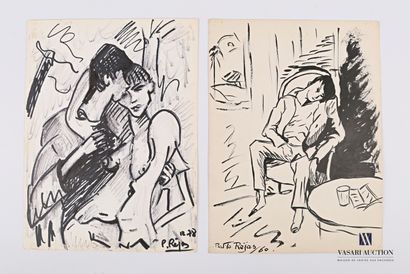REJAS Pablo (XXème siècle)

Lot de deux dessins...