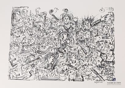 REJAS Pablo (XXème siècle)

Lot de deux dessins...